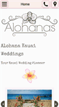 Mobile Screenshot of alohanakauaiweddings.com